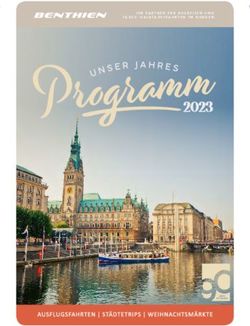 Programm - Reisedienst Benthien