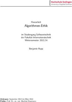 Algorithmen-Ethik Hausarbeit im Studiengang Softwaretechnik der Fakultät Informationstechnik Wintersemester 2013/14 Benjamin Rupp