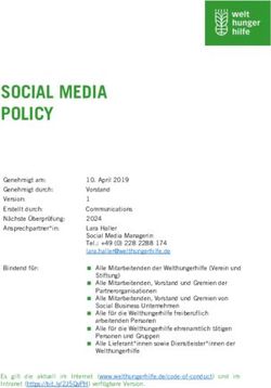 SOCIAL MEDIA POLICY - Welthungerhilfe