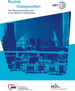 Rechte Klangwelten Von Rechtsextremismus bis in die Mitte der Gesellschaft' - AKJS SH