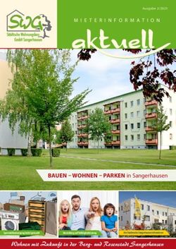 BAUEN - WOHNEN - PARKEN in Sangerhausen - SWG Sangerhausen