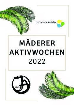 M&Auml;DERER AKTIVWOCHEN 2022 - Region amKumma