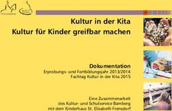 Kultur in der Kita Kultur f&uuml;r Kinder greifbar machen - Dokumentation Erprobungs- und Fortbildungsjahr 2013/2014 Fachtag Kultur in der Kita 2015 ...