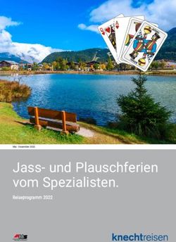 Jass- und Plauschferien vom Spezialisten - Reiseprogramm 2022 - Lohri Reisen
