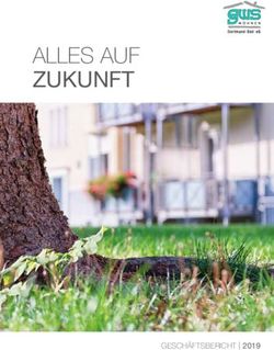 ALLES AUF ZUKUNFT - GESCH&Auml;FTSBERICHT | 2019 - gws-Wohnen Dortmund