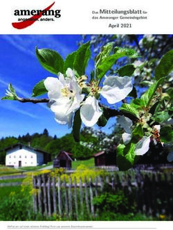 Das Mitteilungsblatt f&uuml;r - das Ameranger Gemeindegebiet April 2021 - Gemeinde Amerang
