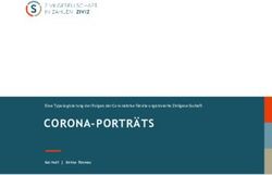 CORONA-PORTRÄTS - Redaktions Netzwerk Hessen Agentur