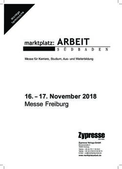 16 17. November 2018 Messe Freiburg - marktplatz:ARBEIT ...