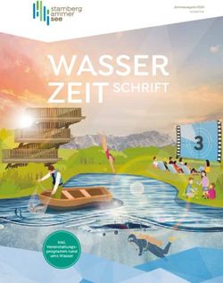 WASSER ZEIT SCHRIFT - Inkl. Veranstaltungs-programm rund ums Wasser - StarnbergAmmersee