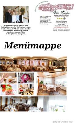 Men&uuml;mappe - Hotel Vier Linden