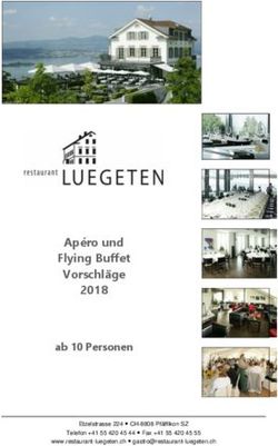 Apéro und Flying Buffet Vorschläge 2018 ab 10 Personen - Restaurant Luegeten