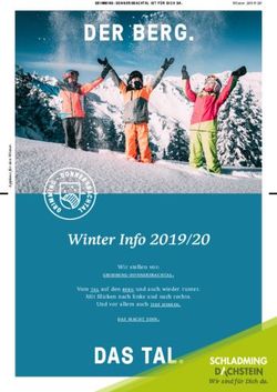 DER BERG - Winter Info 2019/20 - Kirchenwirt Aigen