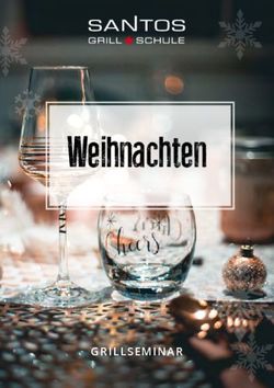 Weihnachten - GRILLSEMINAR - Santos Grills