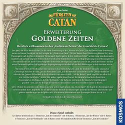 Goldene Zeiten Erweiterung - Catan.de