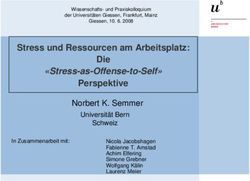 Norbert K. Semmer Stress und Ressourcen am Arbeitsplatz: Die