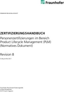ZERTIFIZIERUNGSHANDBUCH - Personenzertifizierungen im Bereich Product Lifecycle Management (PLM) (Normatives Dokument) Revision 8
