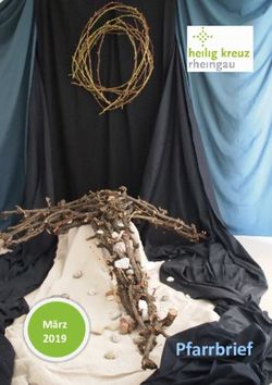 Pfarrbrief März 2019 - Pfarrei Heilig-Kreuz Rheingau
