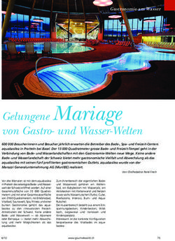 Gelungene Mariage von Gastro- und Wasser-Welten