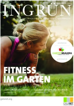FITNESS IM GARTEN - Garten Brauers
