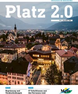 Platz 2.0Nr. 3 - Dezember 2020 - Begr&uuml;ssung und Verabschiedungen 57 Schulklassen und das Verrucano-Lied