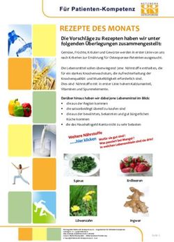REZEPTE DES MONATS - Netzwerk Osteoporose e.V.