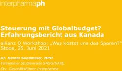 Steuerung mit Globalbudget? Erfahrungsbericht aus Kanada - allianz Q Workshop: "Was kostet uns das Sparen?" Stoos, 25. Juni 2021