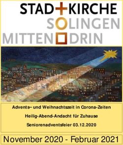 November 2020 - Februar 2021 - Advents- und Weihnachtszeit in Corona-Zeiten Heilig-Abend-Andacht f&uuml;r Zuhause Seniorenadventsfeier 03.12.2020 - Ev ...