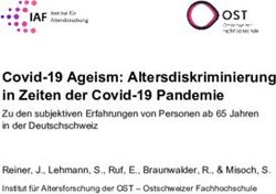 Covid-19 Ageism: Altersdiskriminierung in Zeiten der Covid-19 Pandemie
