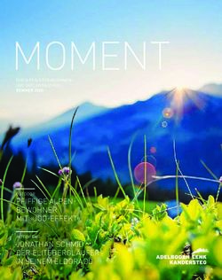 MOMENT - PFIFFIGE ALPEN-BEWOHNER MIT "J&Ouml;&Ouml;-EFFEKT" OUTDOOR - Parahotellerie Verein Adelboden