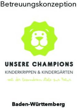Betreuungskonzeption - Baden-W&uuml;rttemberg - Kinderkrippen und Kinderg&auml;rten in ...