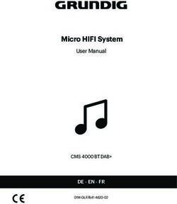 Micro HIFI System User Manual - CMS 4000 BT DAB+ - Manuals