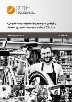 Konjunkturauftrieb für Handwerksbetriebe - Lieferengpässe bremsen weitere Erholung - 2 I 2021 - Zentralverband ...
