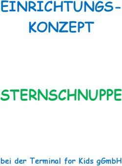 STERNSCHNUPPE - EINRICHTUNGS-KONZEPT - bei der Terminal for Kids gGmbH