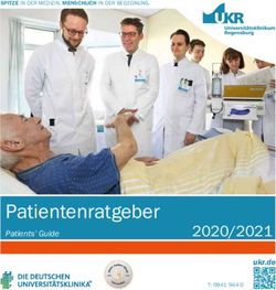 Patientenratgeber 2020/2021 - ukr.de - Universitätsklinikum Regensburg