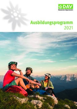 Ausbildungsprogramm 2021 - Deutscher Alpenverein