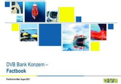 DVB Bank Konzern - Factbook - Frankfurt am Main, August 2021