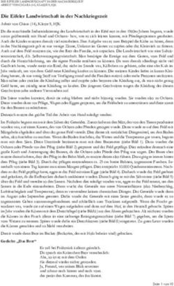 Die Eifeler Landwirtschaft in der Nachkriegszeit - | der ...