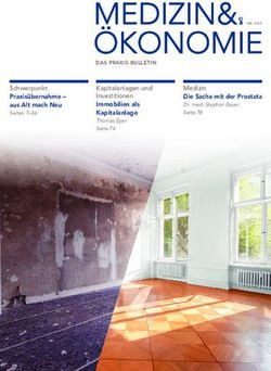 Schwerpunkt praxis&uuml;bernahme - aus alt mach neu Seiten 7-36 - FEDERER & PARTNERS