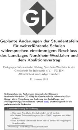 Geplante Änderungen der Stundentafeln für weiterführende Schulen widersprechen einstimmigem Beschluss des Landtages Nordrhein-Westfalen und dem ...