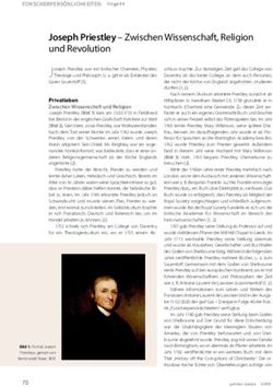 Joseph Priestley - Zwischen Wissenschaft, Religion und Revolution - gwf-gas.de