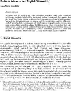Datenaktivismus und Digital Citizenship