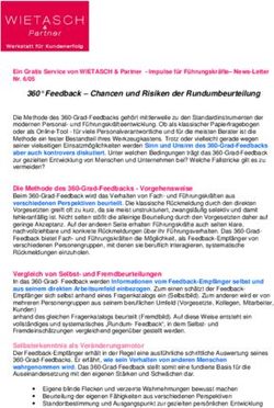 360 Feedback - Chancen und Risiken der Rundumbeurteilung