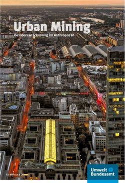 Ressourcenschonung im Anthropoz&auml;n - Umweltbundesamt