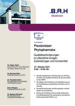 Praxiswissen Phytopharmaka - Qualitätsanforderungen an pflanzliche Drogen, Zubereitungen und Arzneimittel - BAH Bonn
