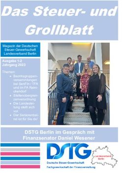 Das Steuer- und Grollblatt - DSTG Berlin im Gespräch mit Finanzsenator Daniel Wesener