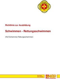 SCHWIMMEN - RETTUNGSSCHWIMMEN - RICHTLINIE ZUR AUSBILDUNG (RZA SCHWIMMEN-RETTUNGSSCHWIMMEN)