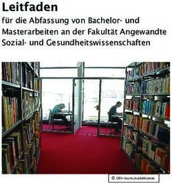 Leitfaden f&uuml;r die Abfassung von Bachelor- und Masterarbeiten an der Fakult&auml;t Angewandte Sozial- und Gesundheitswissenschaften - OTH Regensburg