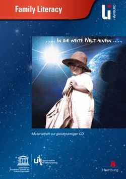 In die weite Welt hinein - Family Literacy