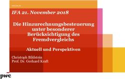 IFA 21. November 2018 - Die Hinzurechnungsbesteuerung unter besonderer Ber&uuml;cksichtigung des Fremdvergleichs - IFA Deutschland
