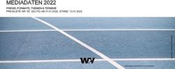 MEDIADATEN 2022 PREISE, FORMATE, THEMEN & TERMINE PREISLISTE NR. 55. G&Uuml;LTIG AB 01.01.2022. STAND: 13.01.2022 - W&V